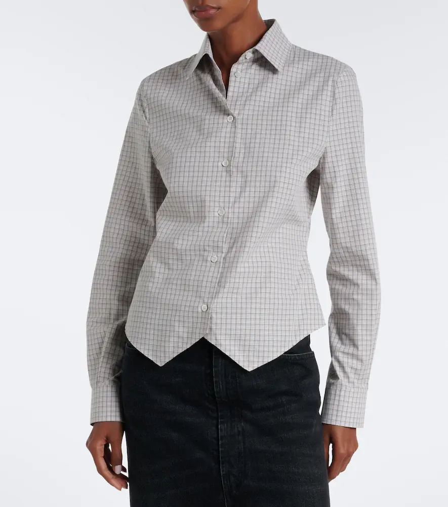 Maison Margiela Checked cotton shirt | Thumbnail 4 Maison Margiela Checked cotton shirt | Thumbnail 4