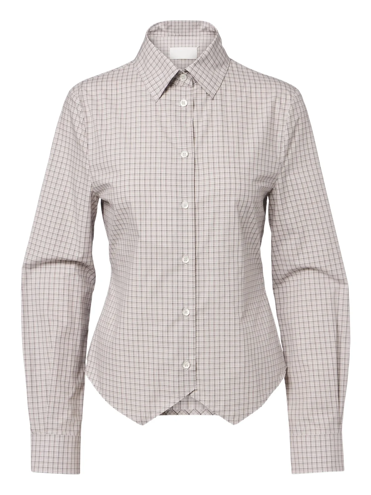 Checked cotton shirt Checked cotton shirt