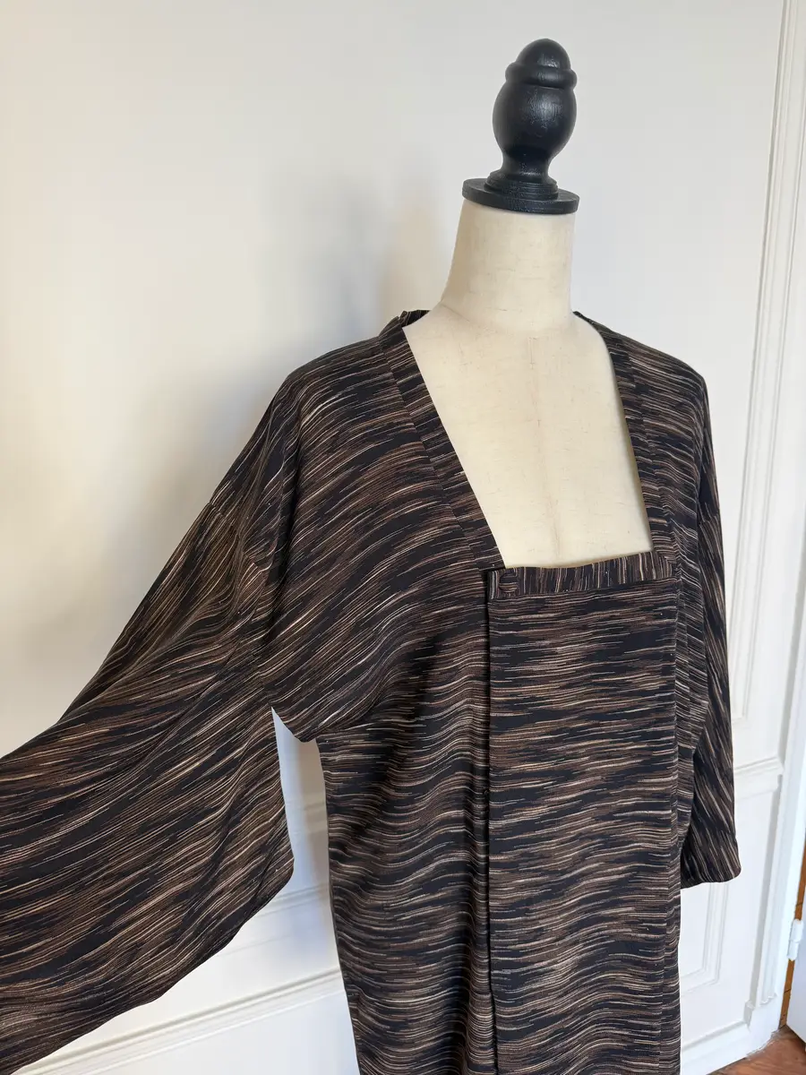 Jen Wonders Studio Brown Kimono | Thumbnail 3 Jen Wonders Studio Brown Kimono | Thumbnail 3