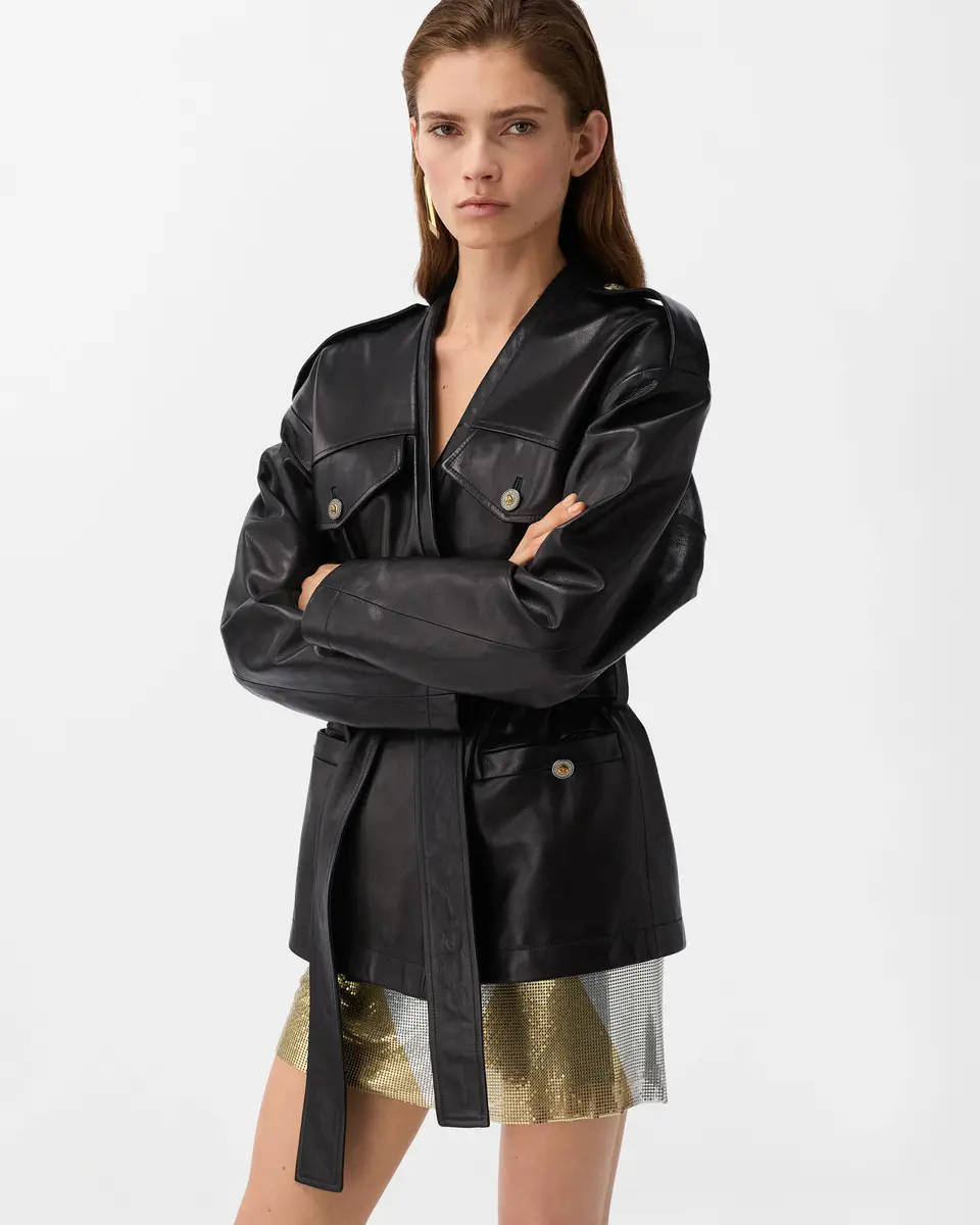Versace Leather Blouson | Thumbnail 2 Versace Leather Blouson | Thumbnail 2