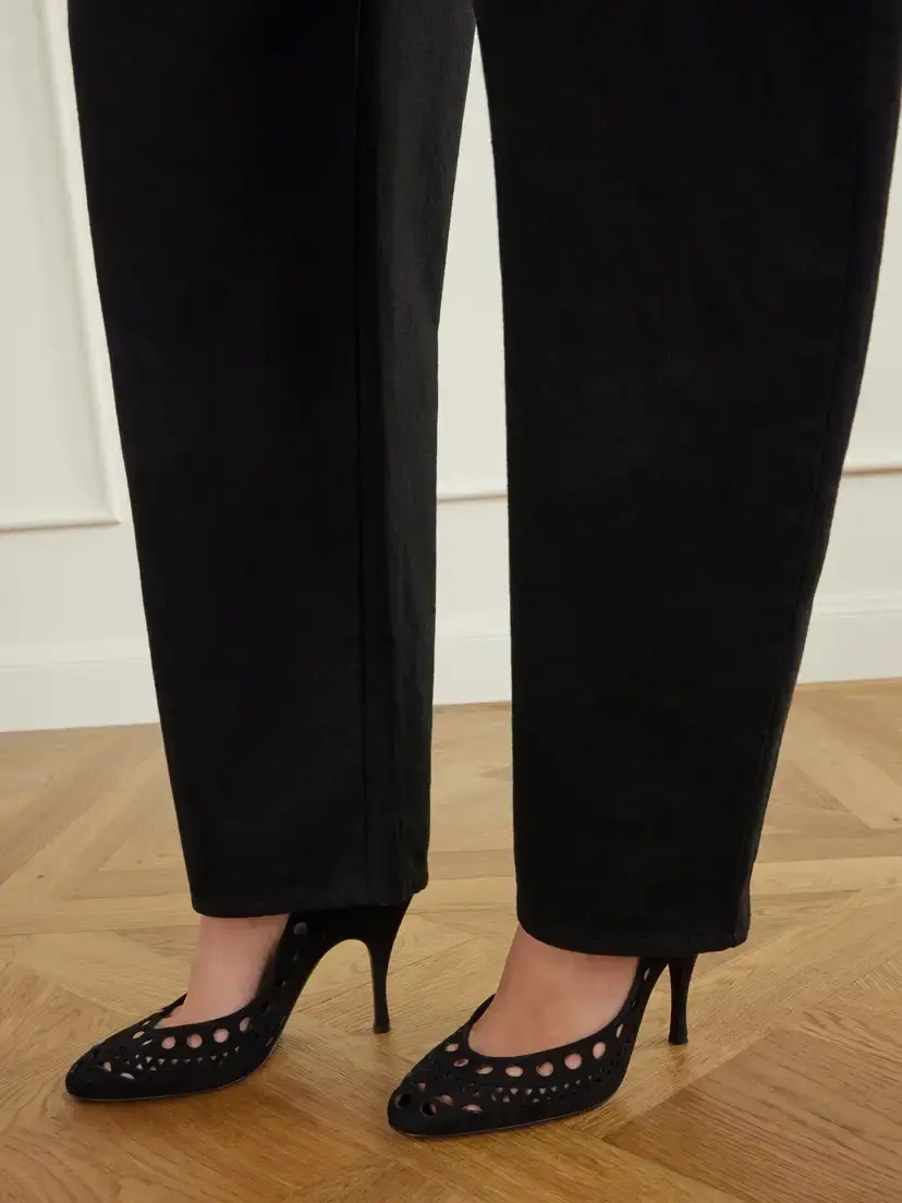 Alaïa Vienne 100 Laser-cut Suede Pumps | Thumbnail 2