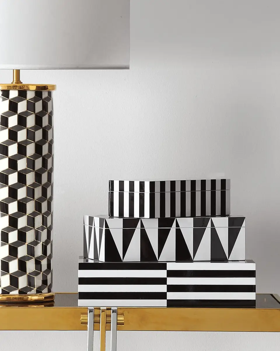 Jonathan Adler Op Art Small Stacking Box | Thumbnail 4 Jonathan Adler Op Art Small Stacking Box | Thumbnail 4