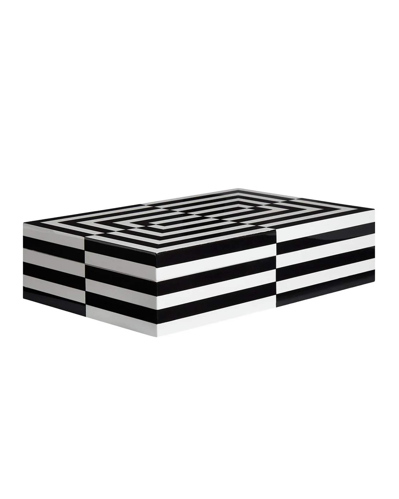 Jonathan Adler Op Art Large Stacking Box