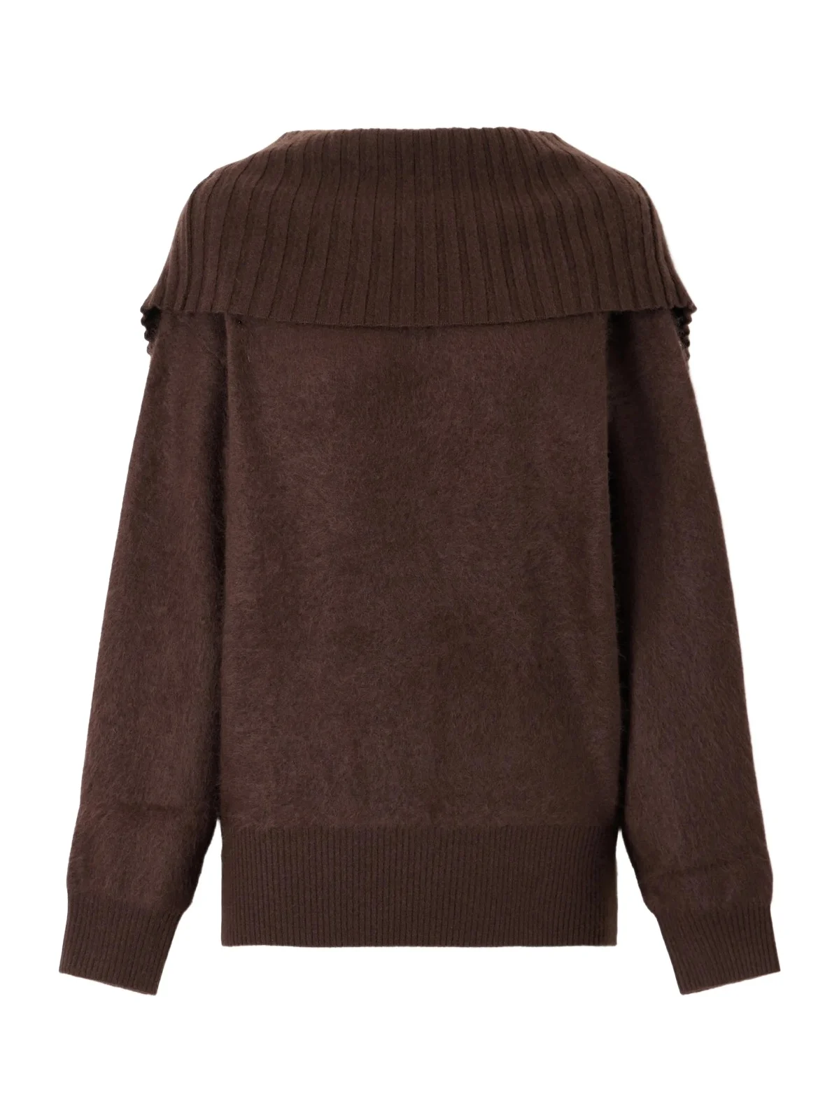 Off-the-shoulder Wool Sweater Off-the-shoulder Wool Sweater