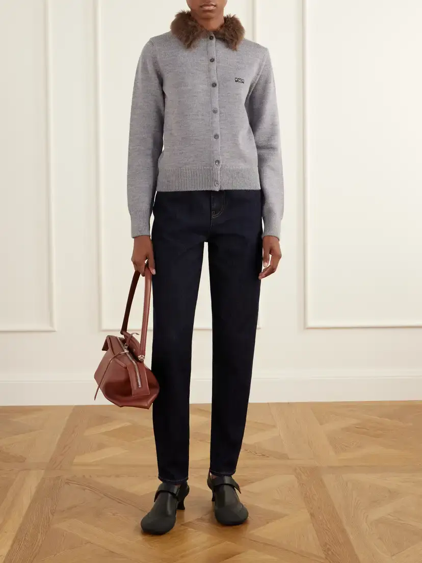 Loewe Logo-debossed High-rise Tapered Jeans | Thumbnail 2 Loewe Logo-debossed High-rise Tapered Jeans | Thumbnail 2