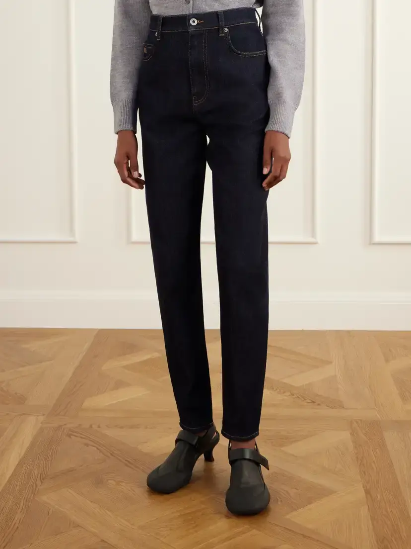 Loewe Logo-debossed High-rise Tapered Jeans | Thumbnail 3 Loewe Logo-debossed High-rise Tapered Jeans | Thumbnail 3