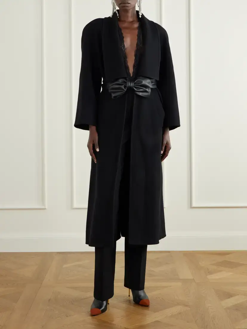 Valentino Garavani Sinead Bootie 85 Suede-trimmed Leather Ankle Boots | Thumbnail 4