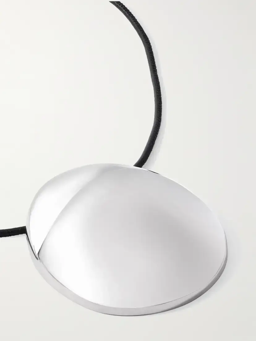 Alaïa Silver-tone Leather Necklace | Thumbnail 4