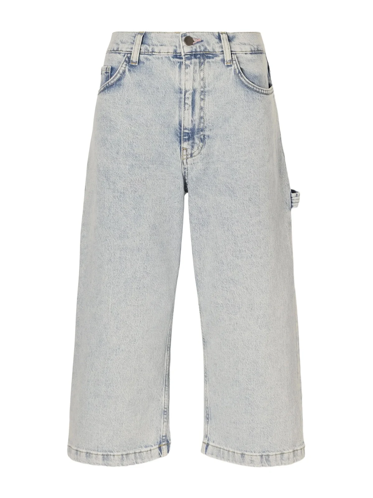 Sanderlak Low-rise Wide-leg Cropped Jeans