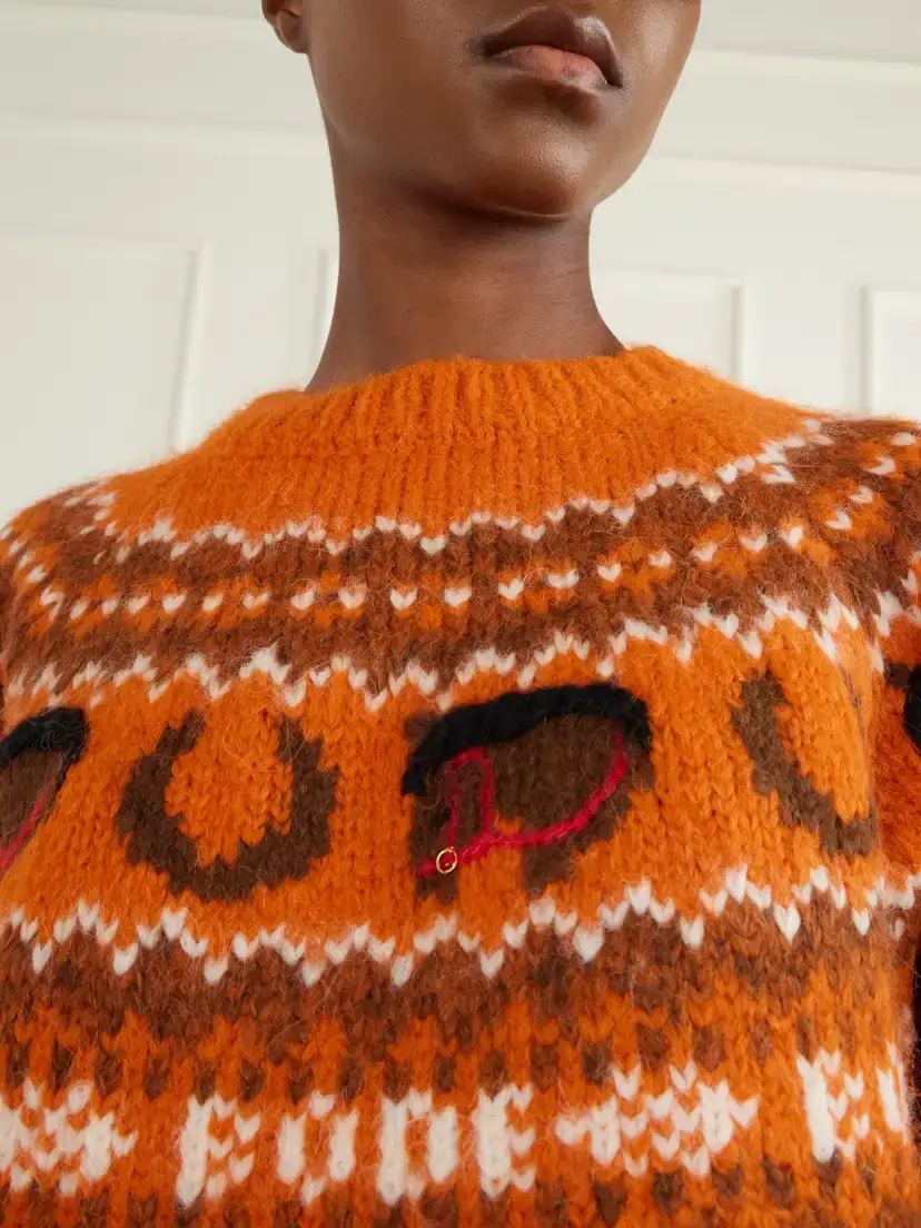 BODE Corral Fair Isle Alpaca-blend Sweater | Thumbnail 5 BODE Corral Fair Isle Alpaca-blend Sweater | Thumbnail 5