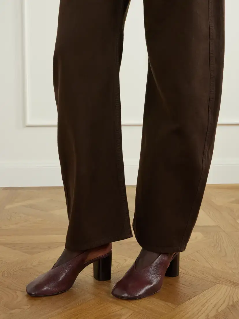 Lemaire Glove 80 Crinkled-leather Slingback Pumps | Thumbnail 2 Lemaire Glove 80 Crinkled-leather Slingback Pumps | Thumbnail 2