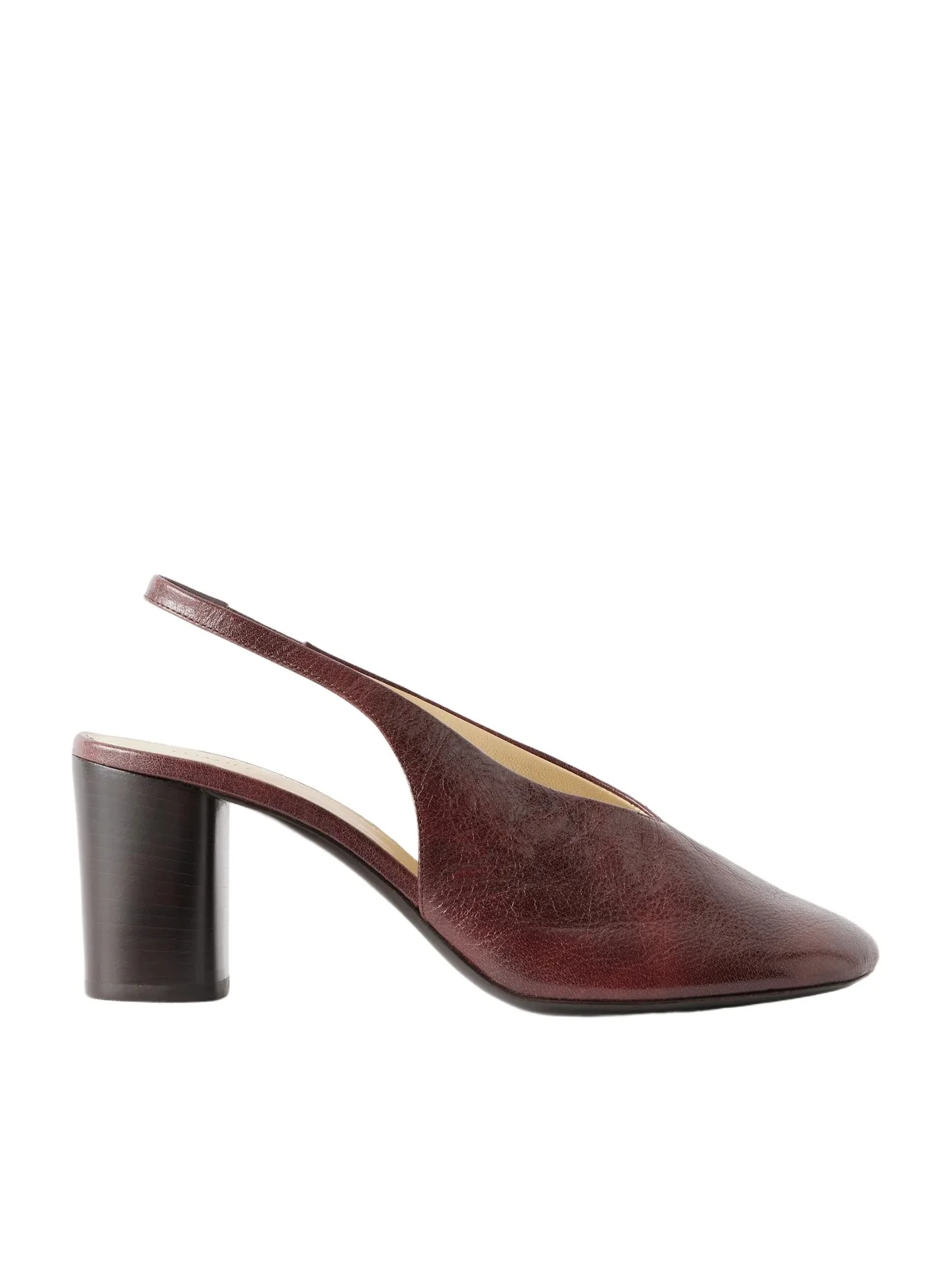 Glove 80 Crinkled-leather Slingback Pumps Glove 80 Crinkled-leather Slingback Pumps