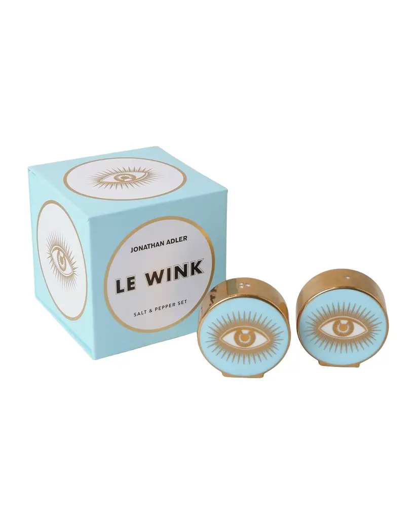 Jonathan Adler Le Wink Salt & Pepper Shaker Set