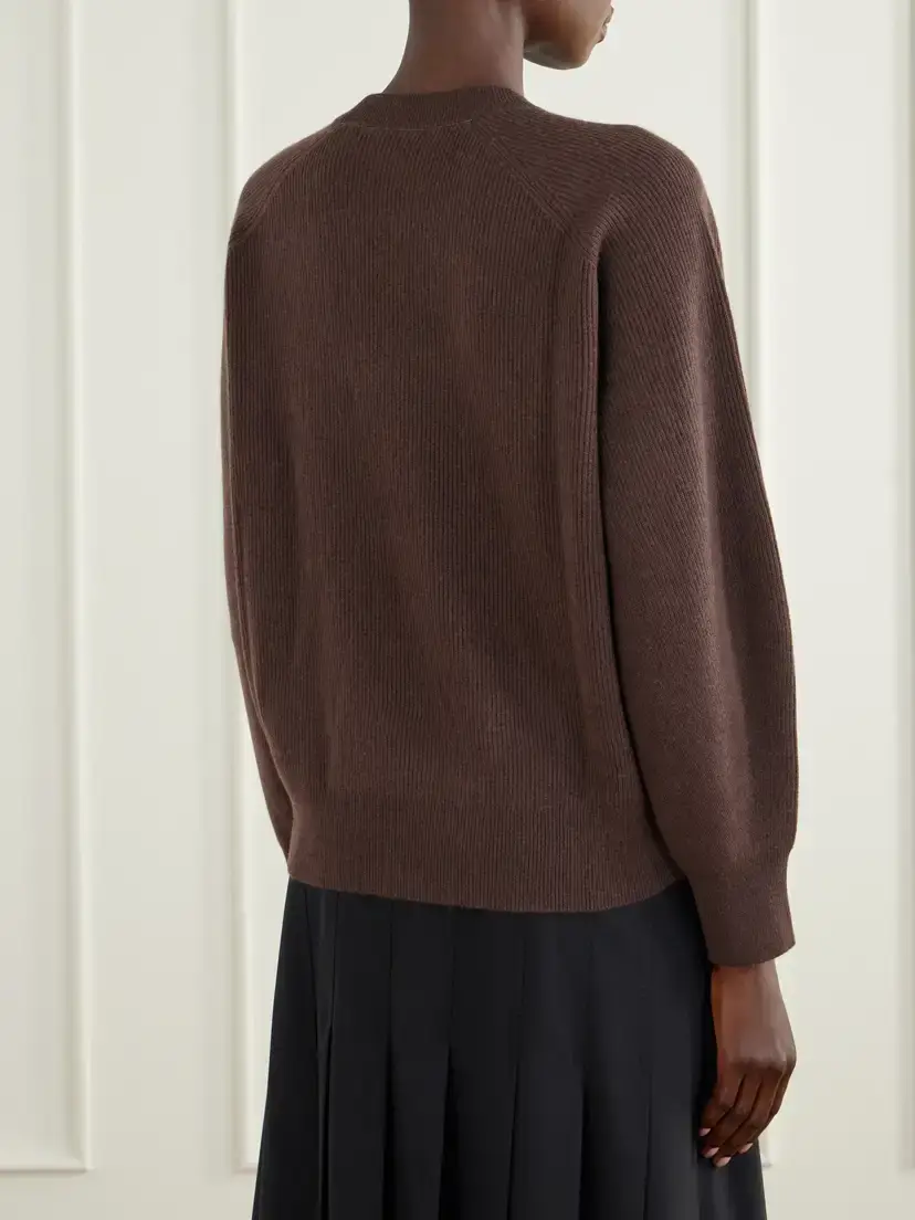 Brunello Cucinelli Ribbed Cashmere Sweater | Thumbnail 4 Brunello Cucinelli Ribbed Cashmere Sweater | Thumbnail 4