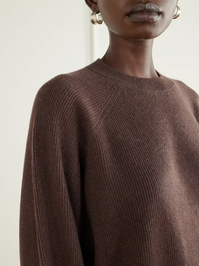 Brunello Cucinelli Ribbed Cashmere Sweater | Thumbnail 5 Brunello Cucinelli Ribbed Cashmere Sweater | Thumbnail 5