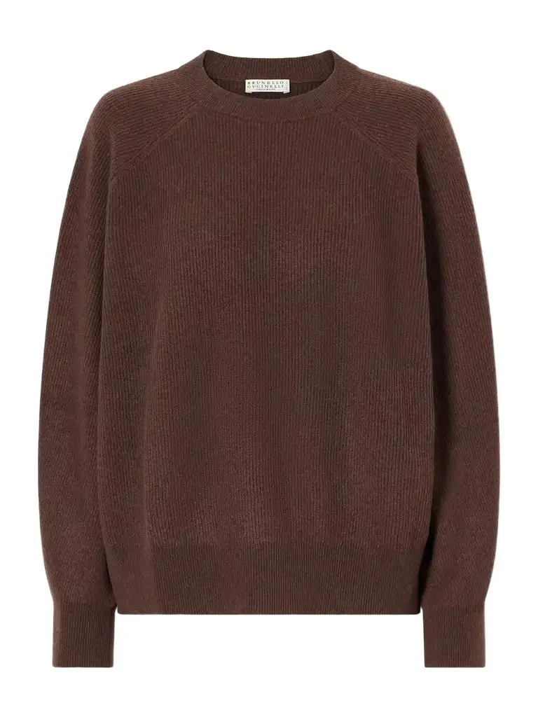 Brunello Cucinelli Ribbed Cashmere Sweater