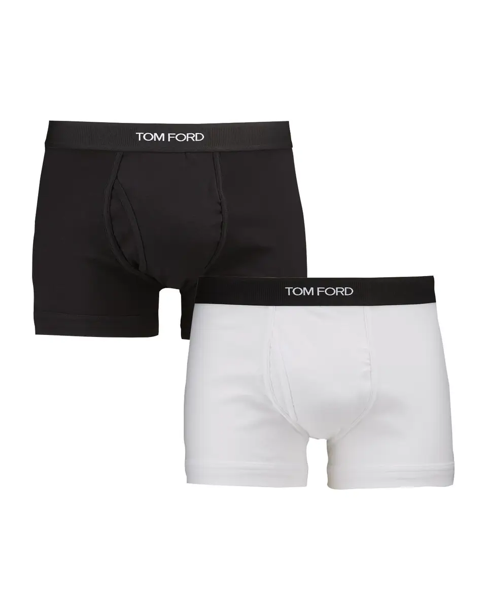 Tom Ford Men's 2-Pack Solid Jersey Boxer Briefs | Thumbnail 3