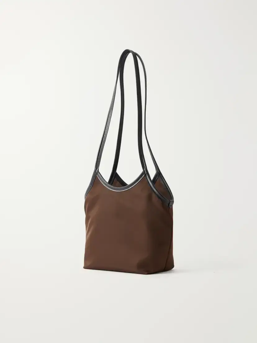 Valesque Cami Leather-trimmed Satin Shoulder Bag | Thumbnail 4 Valesque Cami Leather-trimmed Satin Shoulder Bag | Thumbnail 4