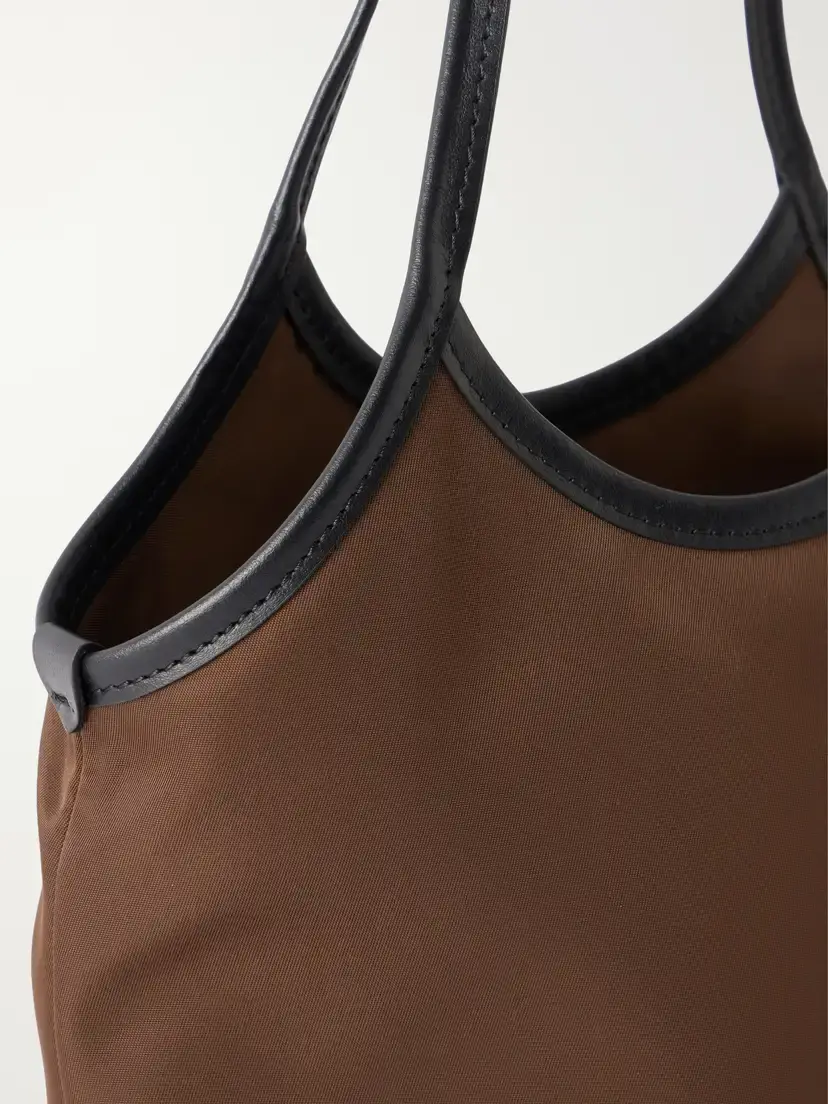 Valesque Cami Leather-trimmed Satin Shoulder Bag | Thumbnail 5 Valesque Cami Leather-trimmed Satin Shoulder Bag | Thumbnail 5
