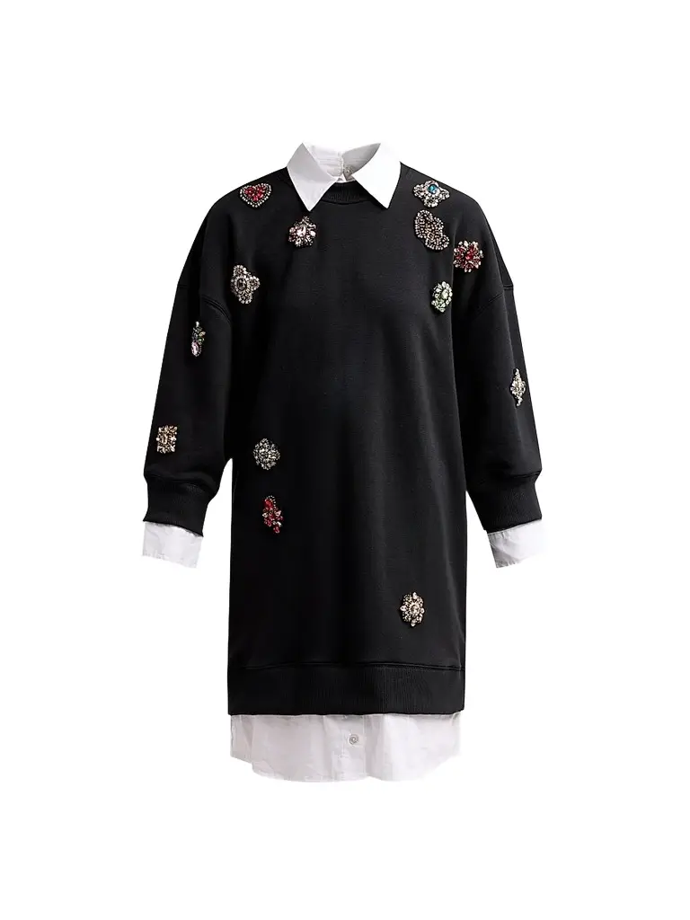 Cinq à Sept Women's Justina Baroque Patches Mini Dress