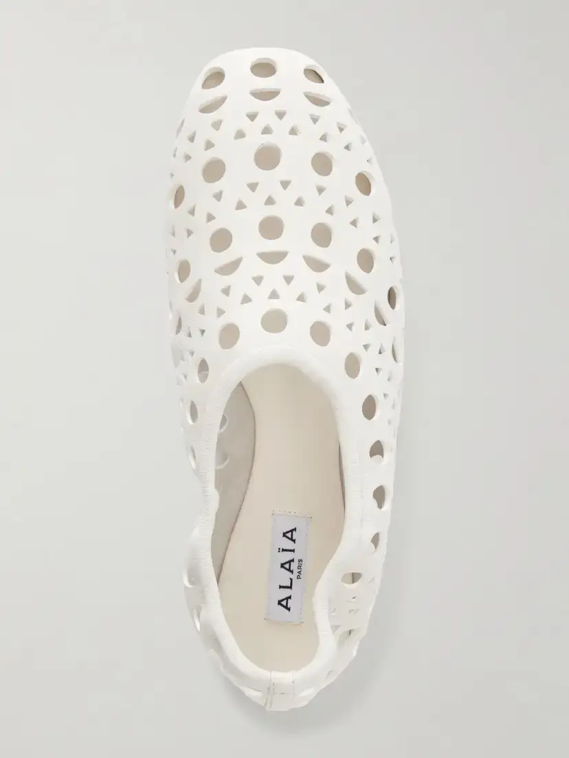 Alaïa Neo Vienne Laser-cut Leather Ballet Flats | Thumbnail 4 Alaïa Neo Vienne Laser-cut Leather Ballet Flats | Thumbnail 4