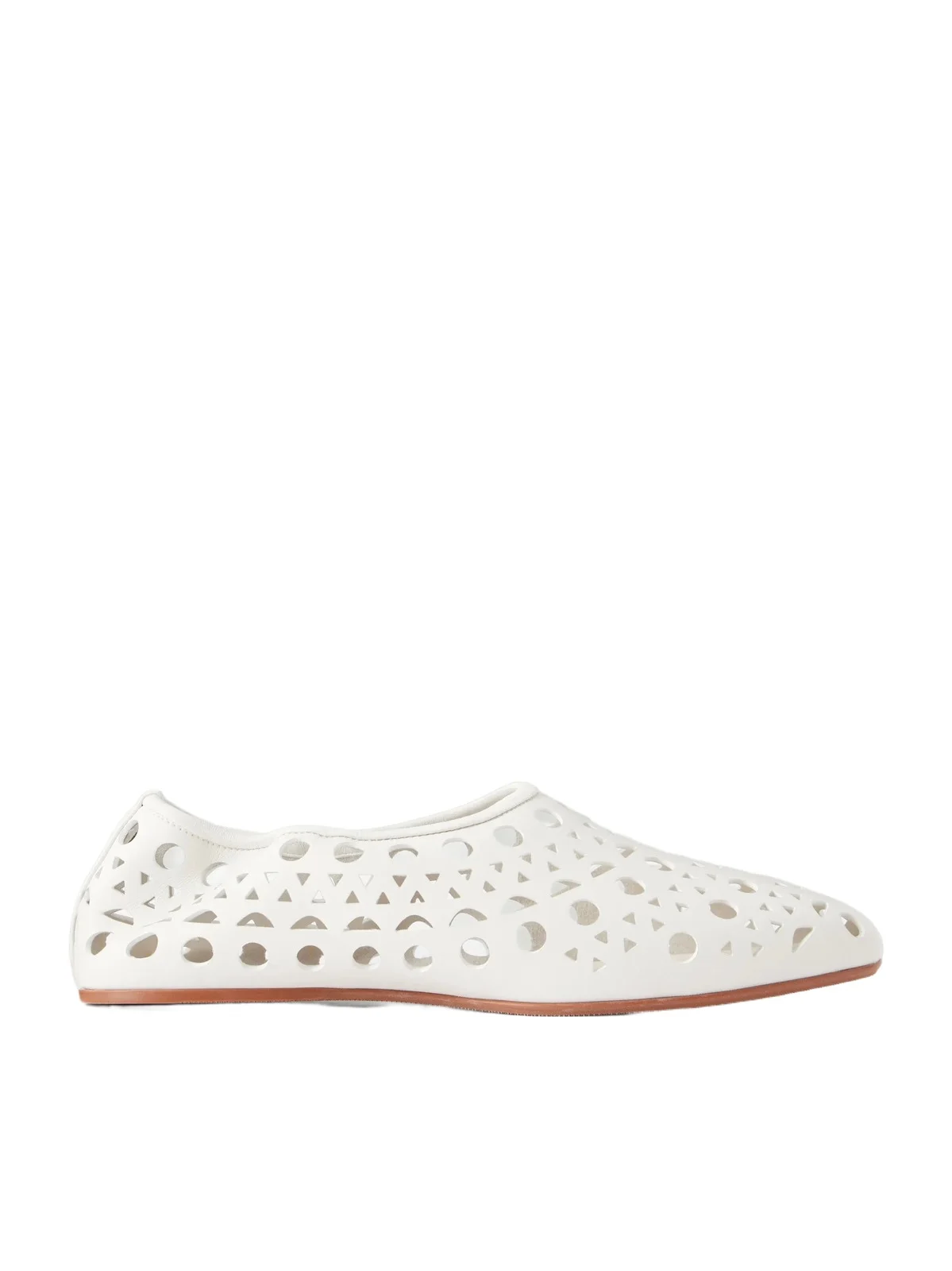 Alaïa Neo Vienne Laser-cut Leather Ballet Flats