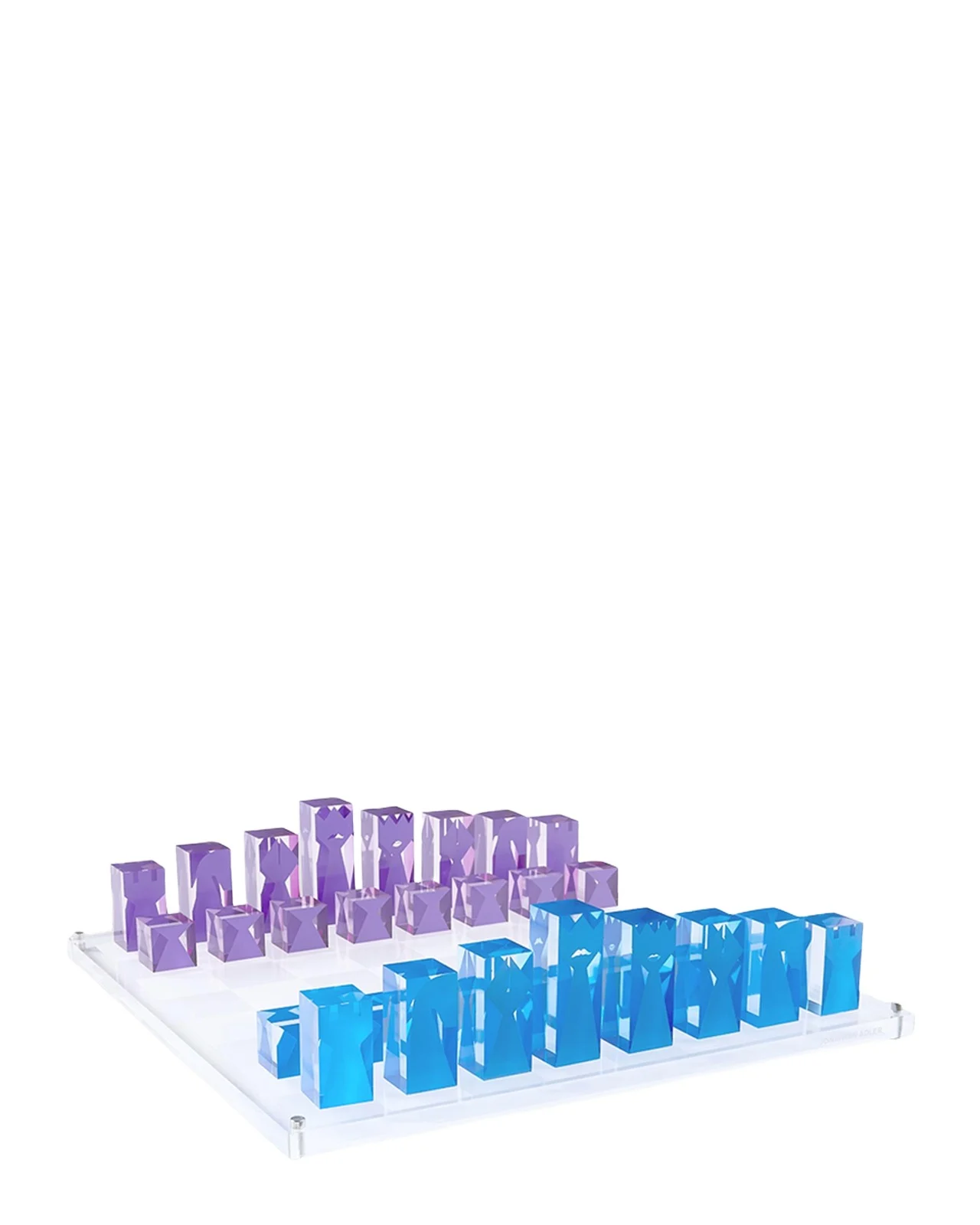 Jonathan Adler Acrylic Chess Set