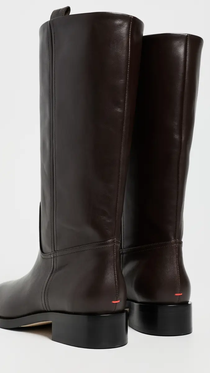 aeyde Theo Leather Knee-High Boots | Thumbnail 4