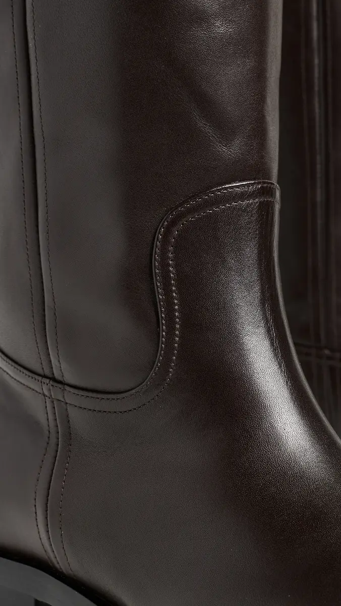 aeyde Theo Leather Knee-High Boots | Thumbnail 6