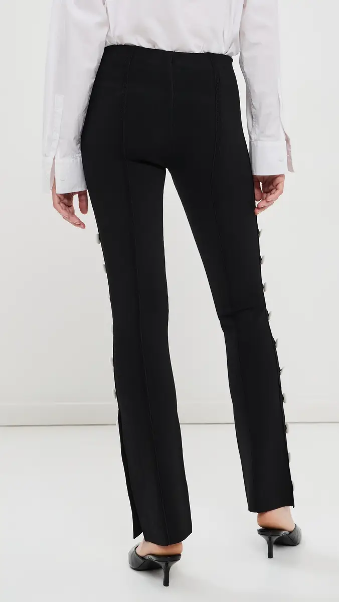 Proenza Schouler Martina Pants in Compact Stretch Viscose | Thumbnail 3