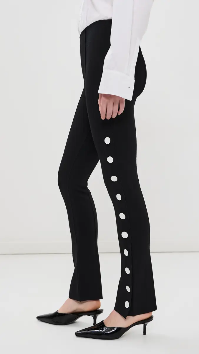 Proenza Schouler Martina Pants in Compact Stretch Viscose | Thumbnail 4