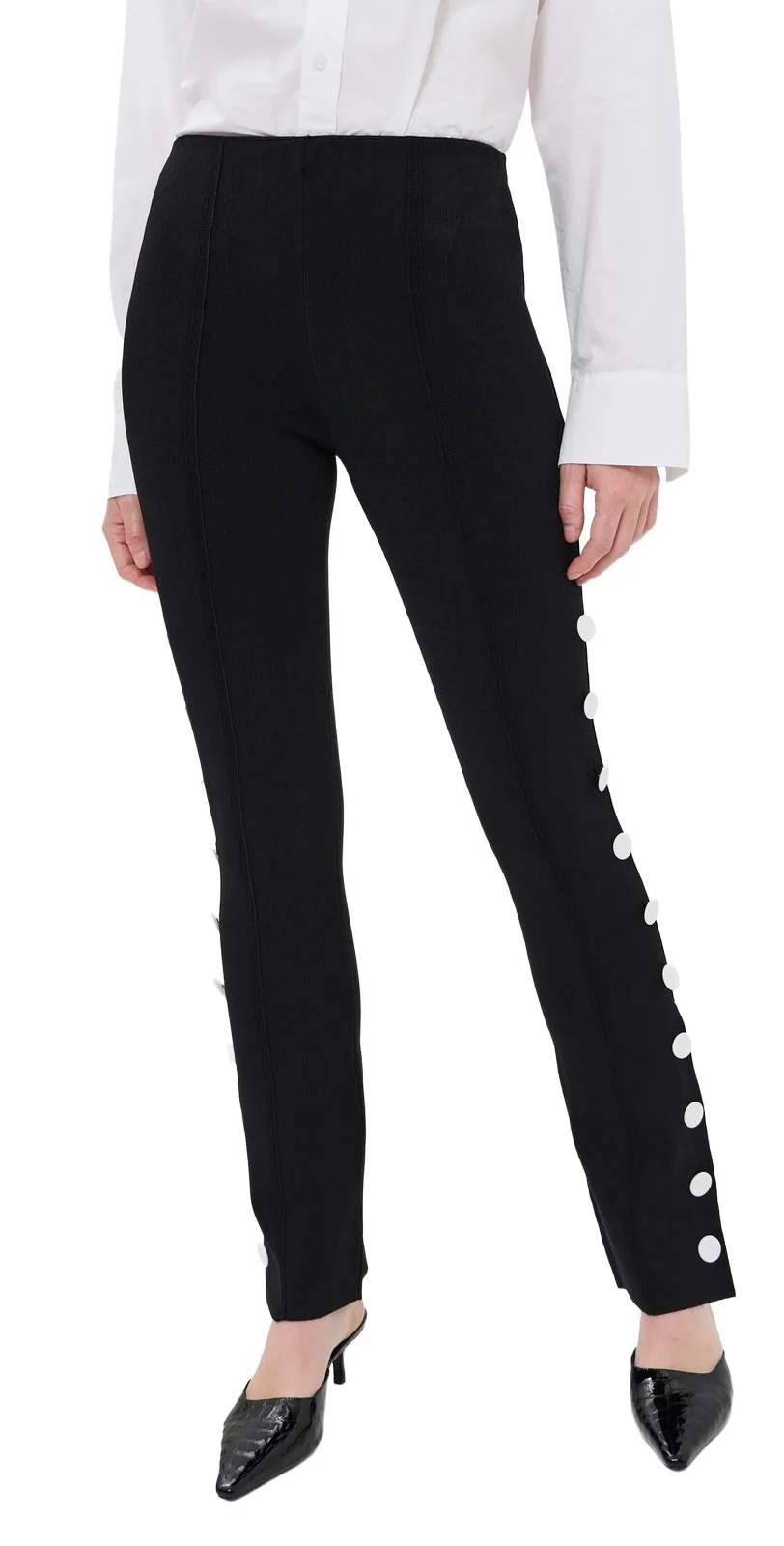 Proenza Schouler Martina Pants in Compact Stretch Viscose