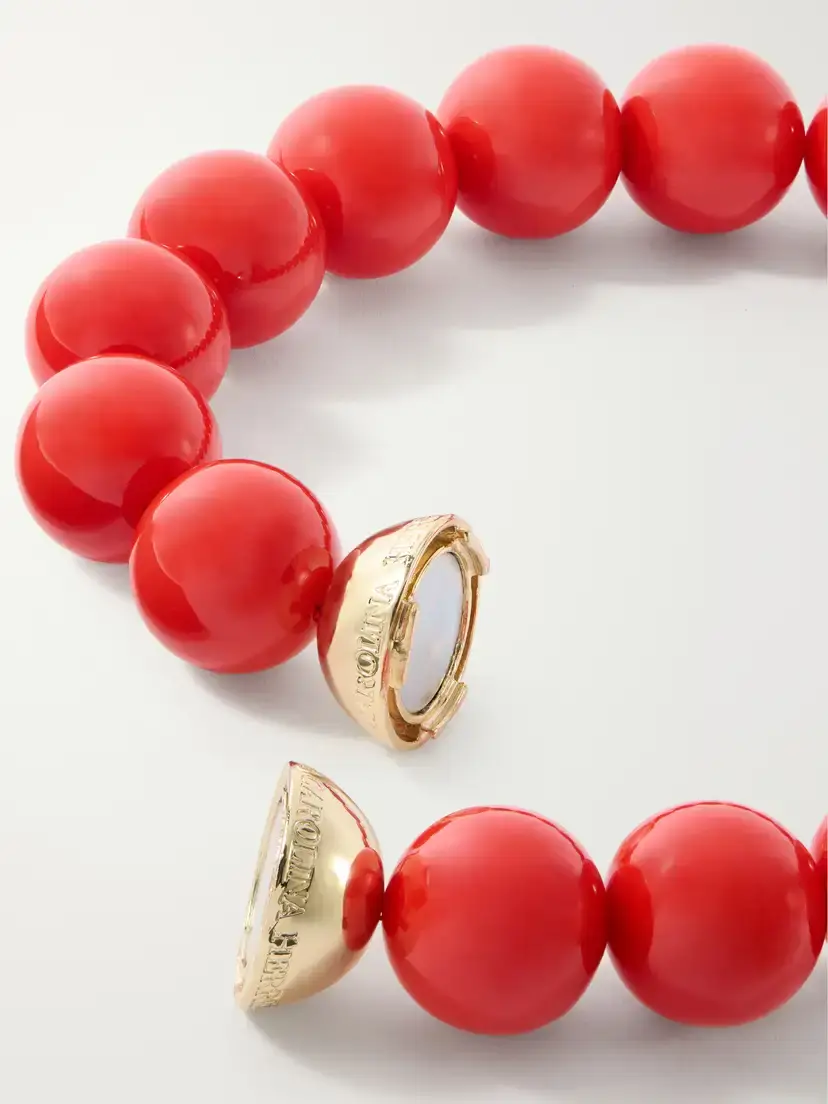 Carolina Herrera Ball Resin Necklace | Thumbnail 3