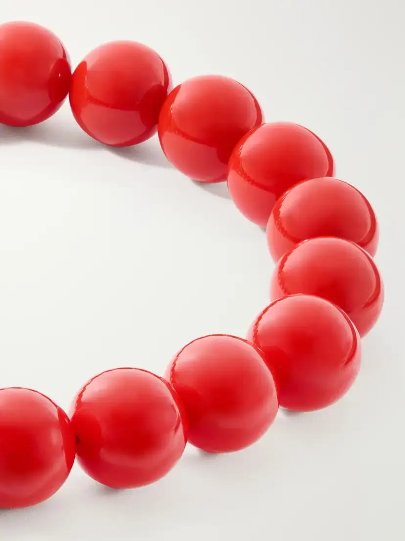 Carolina Herrera Ball Resin Necklace | Thumbnail 4