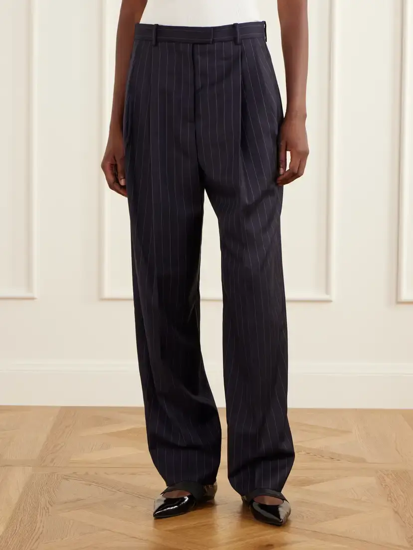 Givenchy Pinstriped Wool Tapered Pants | Thumbnail 3 Givenchy Pinstriped Wool Tapered Pants | Thumbnail 3