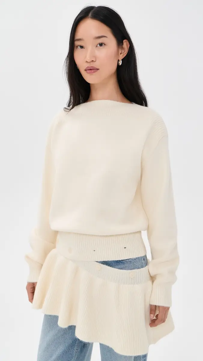 Source Unknown Corinth Peplum Sweater | Thumbnail 2 Source Unknown Corinth Peplum Sweater | Thumbnail 2