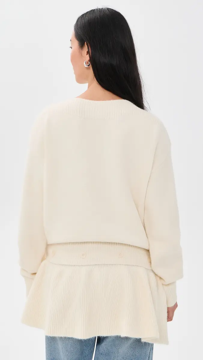 Source Unknown Corinth Peplum Sweater | Thumbnail 3 Source Unknown Corinth Peplum Sweater | Thumbnail 3