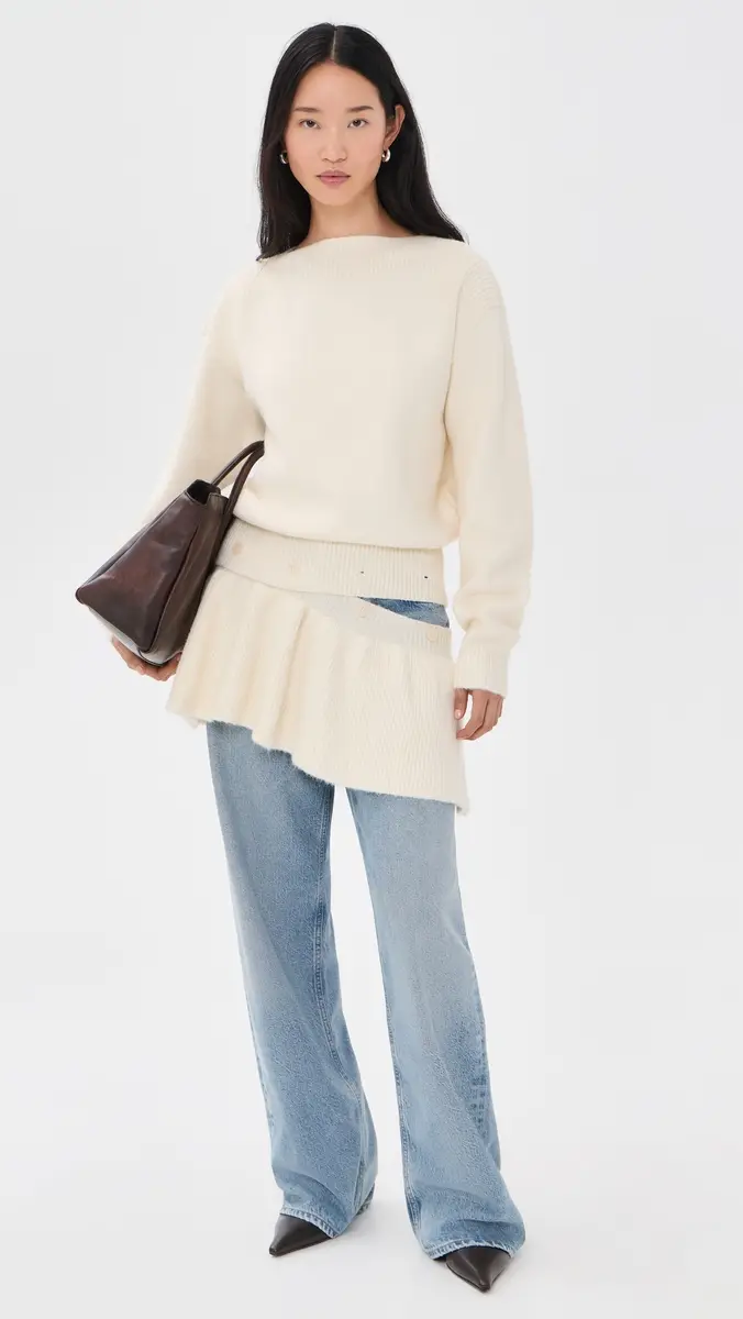 Source Unknown Corinth Peplum Sweater | Thumbnail 5 Source Unknown Corinth Peplum Sweater | Thumbnail 5