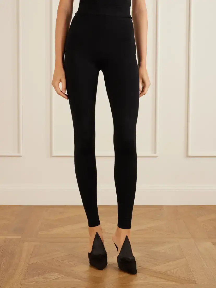 Alaïa High-rise Wool-blend Leggings | Thumbnail 3