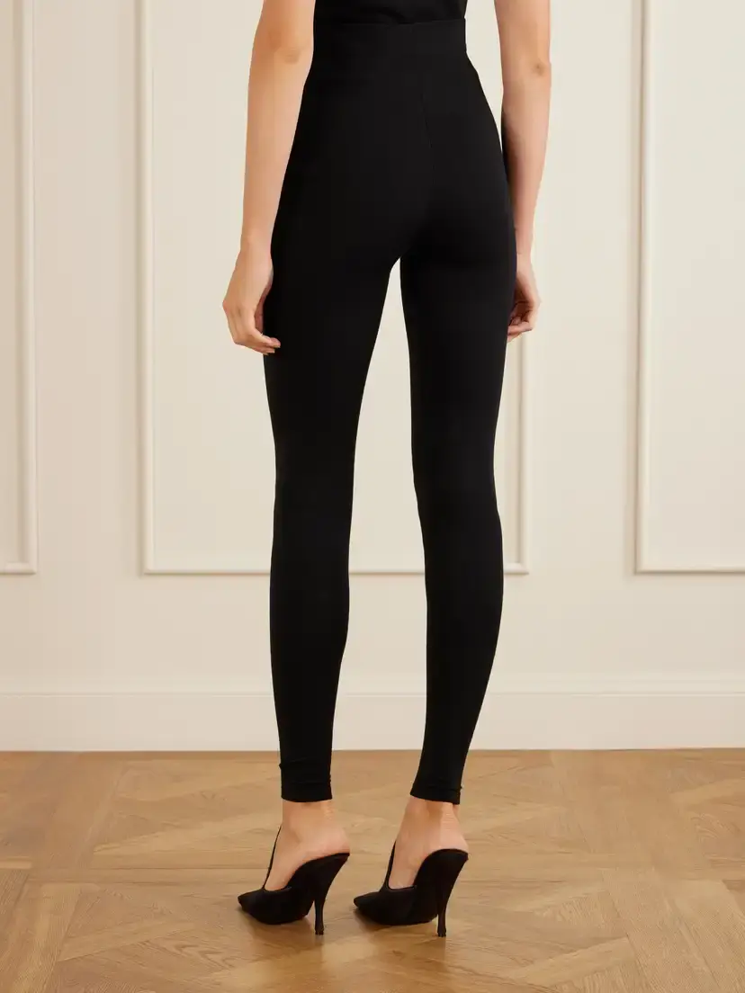 Alaïa High-rise Wool-blend Leggings | Thumbnail 4