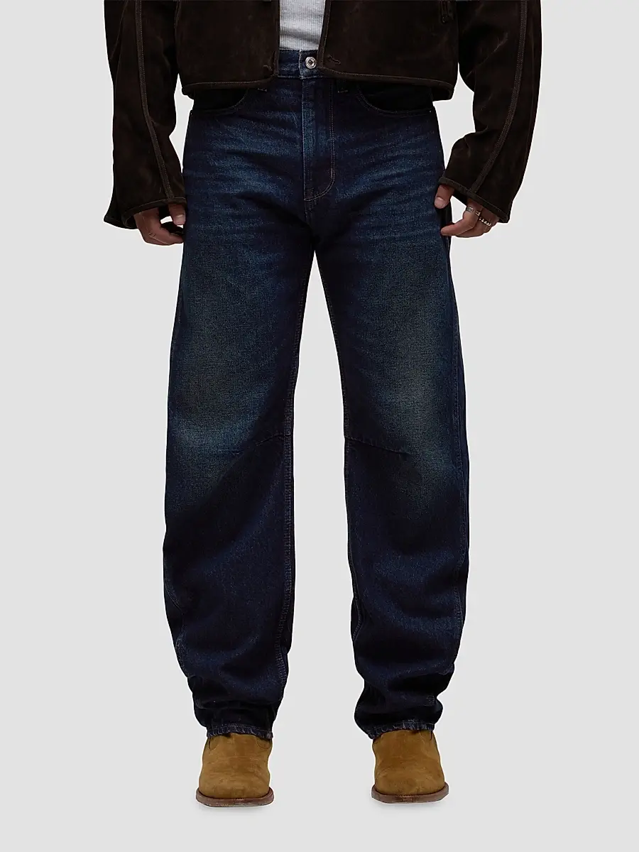 Hudson Jeans Men's Horseshoe Cotton Barrel-Leg Jeans | Thumbnail 4 Hudson Jeans Men's Horseshoe Cotton Barrel-Leg Jeans | Thumbnail 4