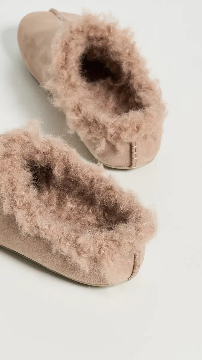 MM6 MAISON MARGIELA Suede Faux Shearling Slippers | Thumbnail 5 MM6 MAISON MARGIELA Suede Faux Shearling Slippers | Thumbnail 5