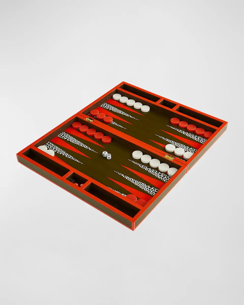 Jonathan Adler Leopard Backgammon Set | Thumbnail 2