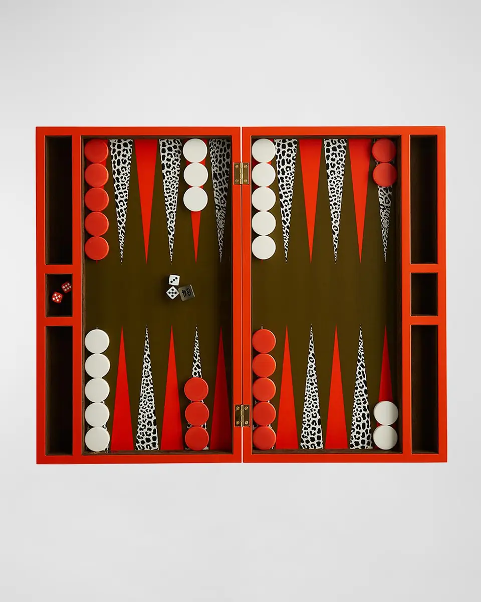 Jonathan Adler Leopard Backgammon Set | Thumbnail 3