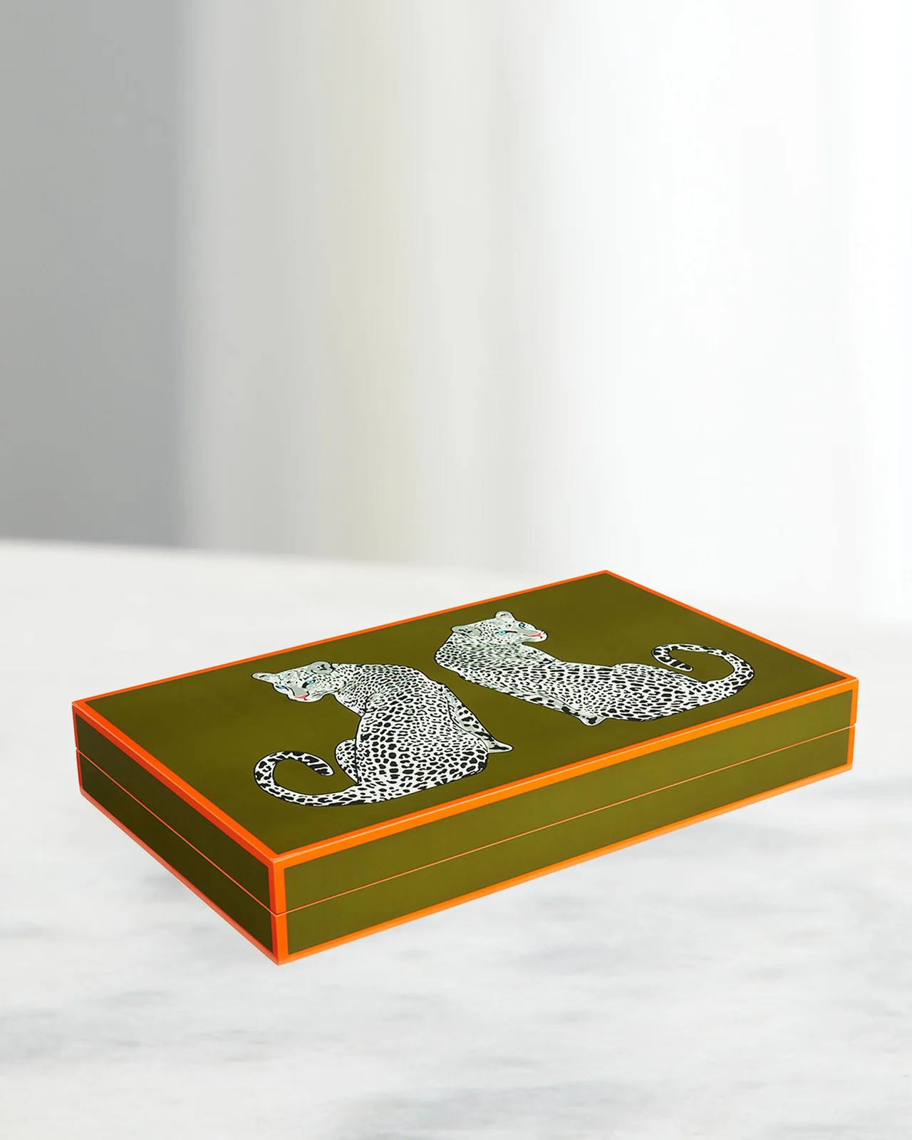 Jonathan Adler Leopard Backgammon Set