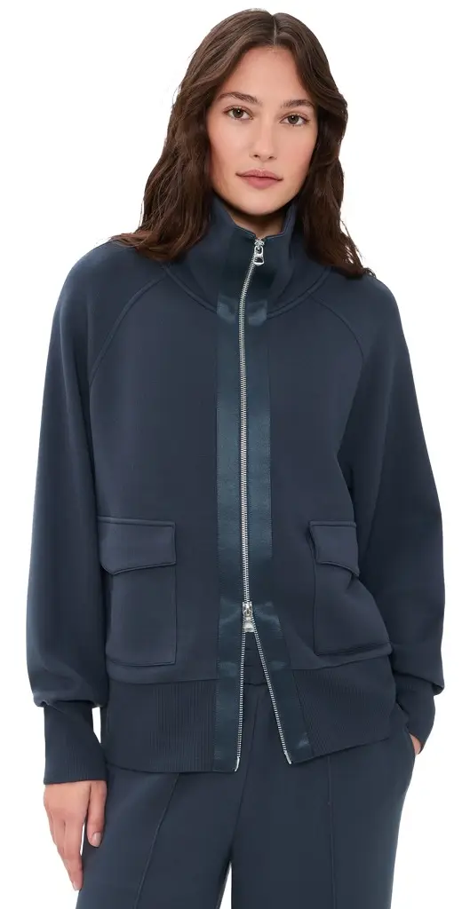 Varley Roxbury Zip Through Sweatshirt