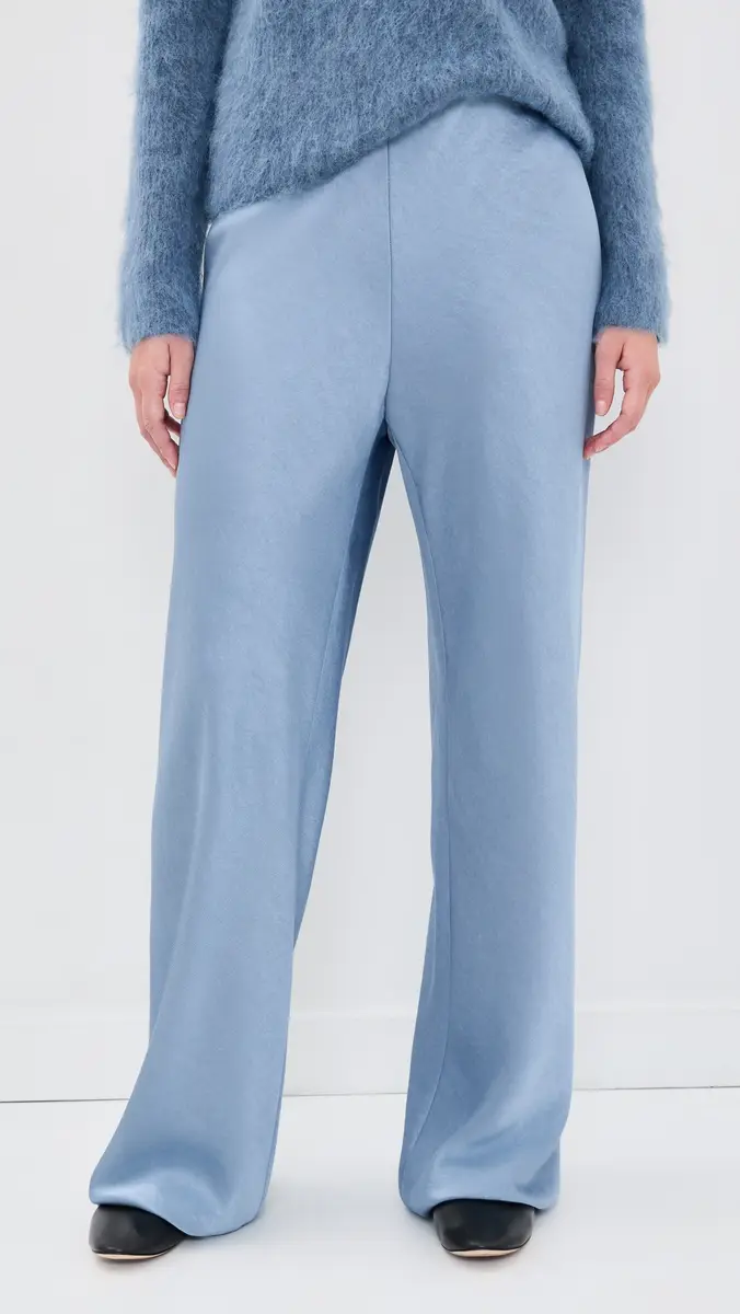 Vince Colette Fluid Satin Bias Pants | Thumbnail 2 Vince Colette Fluid Satin Bias Pants | Thumbnail 2