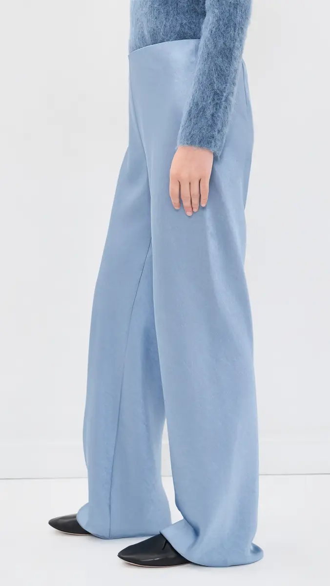 Vince Colette Fluid Satin Bias Pants | Thumbnail 4 Vince Colette Fluid Satin Bias Pants | Thumbnail 4