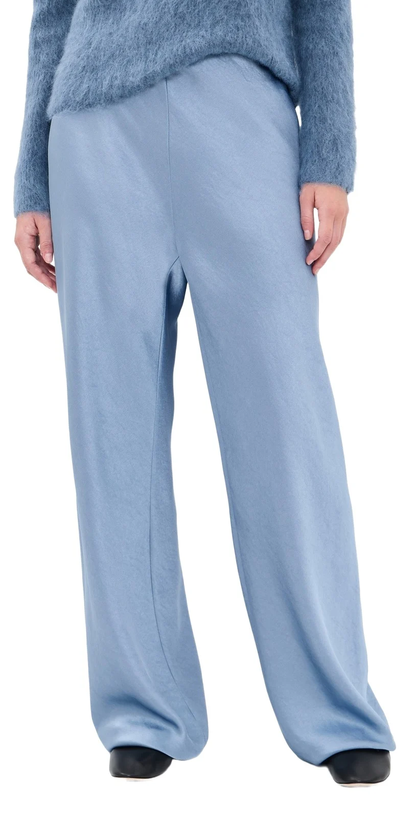Colette Fluid Satin Bias Pants