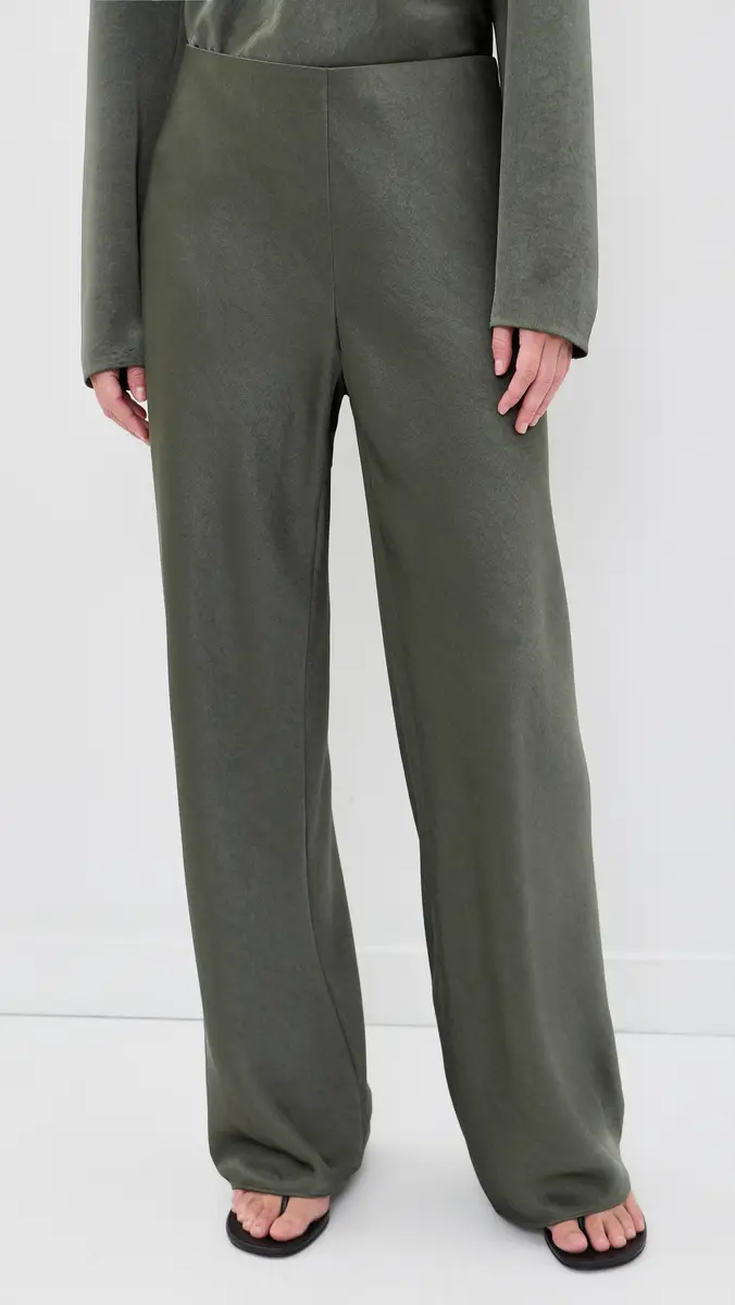Vince Colette Fluid Satin Bias Pants | Thumbnail 2 Vince Colette Fluid Satin Bias Pants | Thumbnail 2